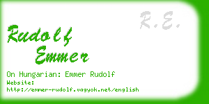 rudolf emmer business card